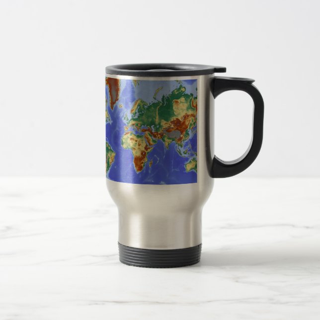 Geografiskt Internationell i Karta Resemugg (Höger)