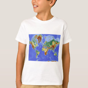 Geografiskt Internationell i Karta Tröja