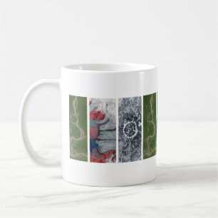 Geografiskt landskap kaffemugg