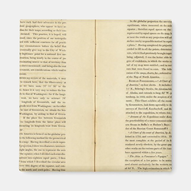 Geografiskt minnesmärke magnet (Framsidan)