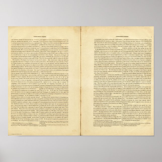 Geografiskt minnesmärke poster (Framsidan)
