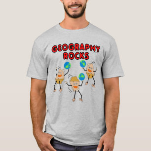 Geografiskt Sten T Shirt