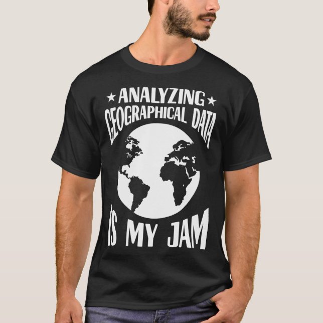Geographical Mapping Cartography World Map T Shirt (Framsida)