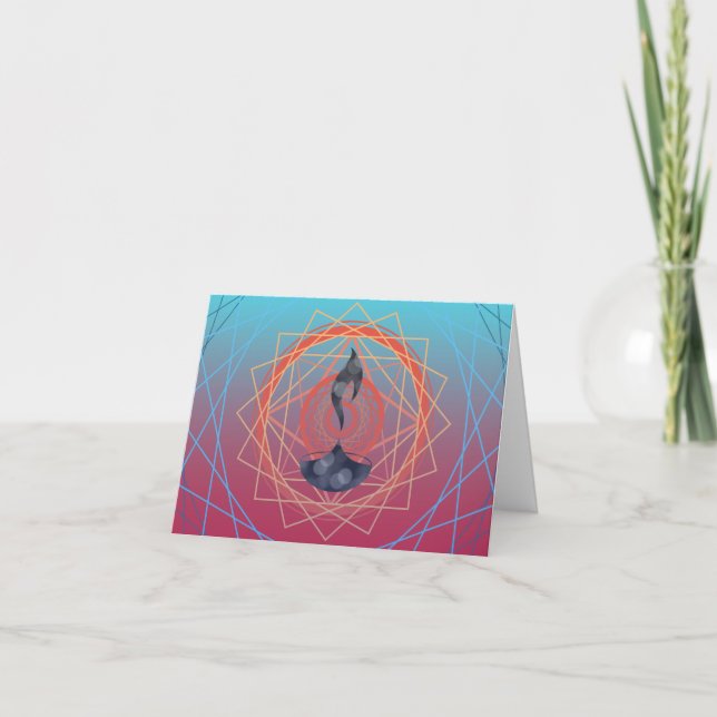 geographics för diwalihälsningdiya kort (Framsida)