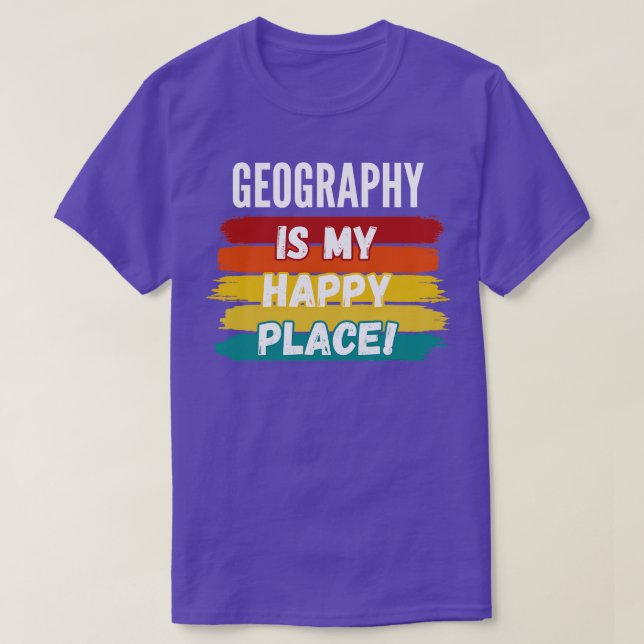 Geography Älskare Gifts T Shirt (Design framsida)