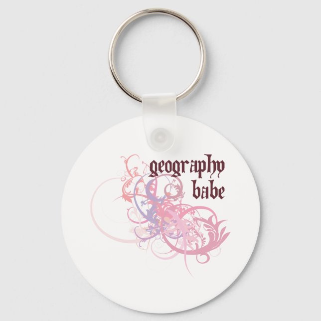 Geography Babe Nyckelring (Framsida)