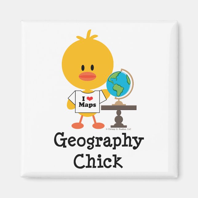 Geography Chick Magnet (Framsidan)
