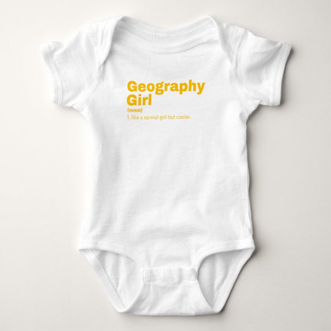 Geography Girl - Geography T Shirt (Framsida)