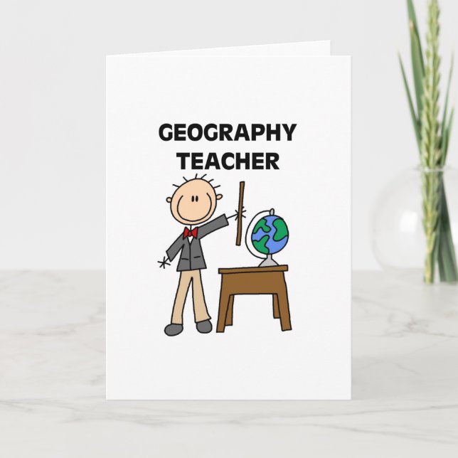 Geography Teacher Kort (Framsida)