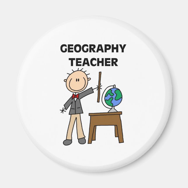 Geography Teacher Magnet (Framsidan)