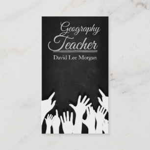 Geography Teacher Visitkort