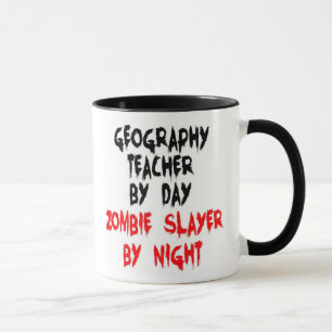 Geography Teacher Zombie Sayer Mugg