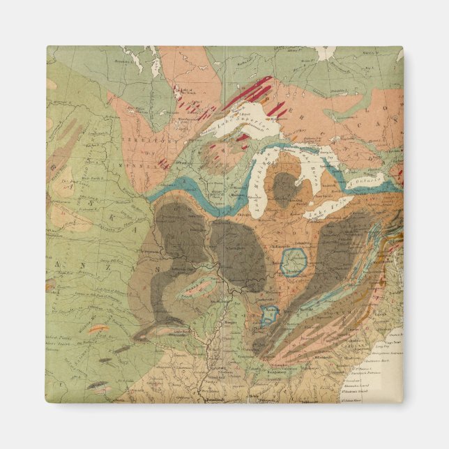 Geol karta US Magnet (Framsidan)