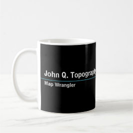 Geolog, Cartograf TopoGraphic Karta Kaffemugg