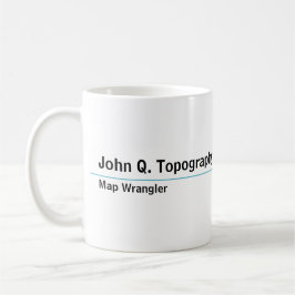 Geolog, Cartograf TopoGraphic Karta Kaffemugg