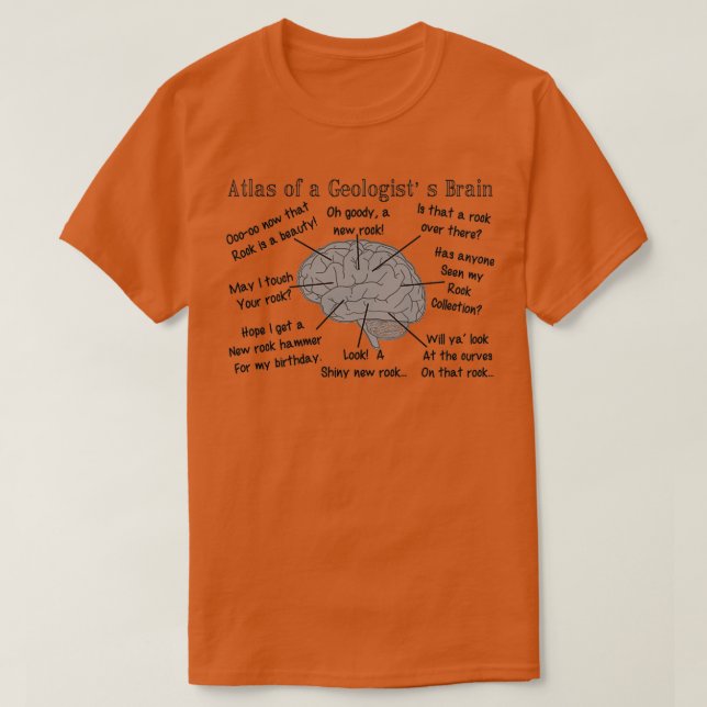 Geolog Humor 1 T Shirt (Design framsida)