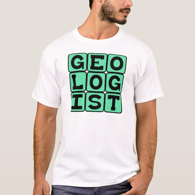 Geolog, Jordens studie Tee (Framsida)