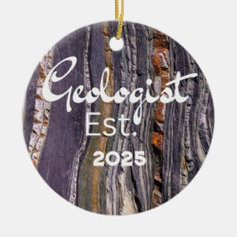 Geolog Julgransprydnad Keramik