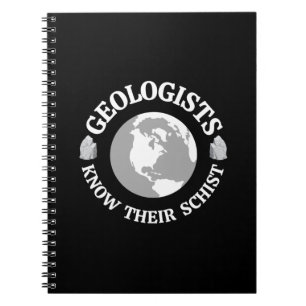 Geolog känner till sin Schist Anteckningsbok
