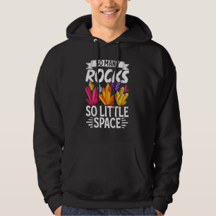 Geolog Mineral Bergsamlare Fossiler Så Många Hoodie