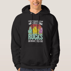 Geolog Mineral Bergsamlingsfossiler Jag Gör Inte A Hoodie