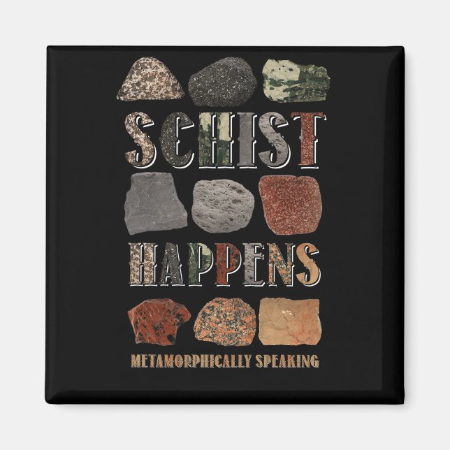 Geolog Mineral Geode Sten Collector Geoology Magnet (Framsidan)