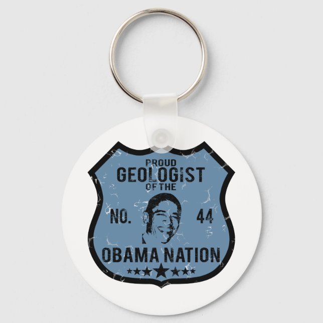 Geolog Obama Nation Nyckelring (Framsida)