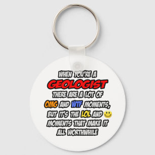 Geolog ... OMG WTF LOL Nyckelring