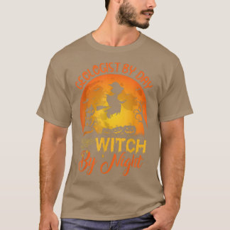 Geolog per daglig stigning av nattgeolog Hallowee T Shirt
