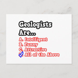 Geolog Quiz..Joke Vykort