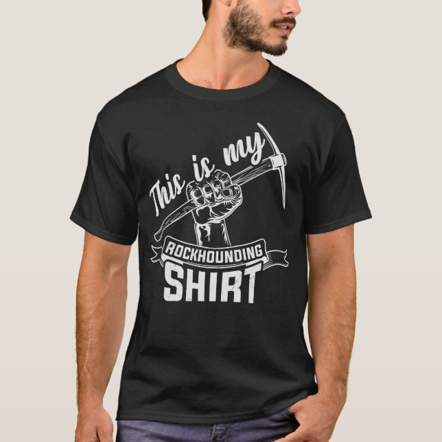 Geolog Rockhound är min rakhounding T Shirt (Framsida)