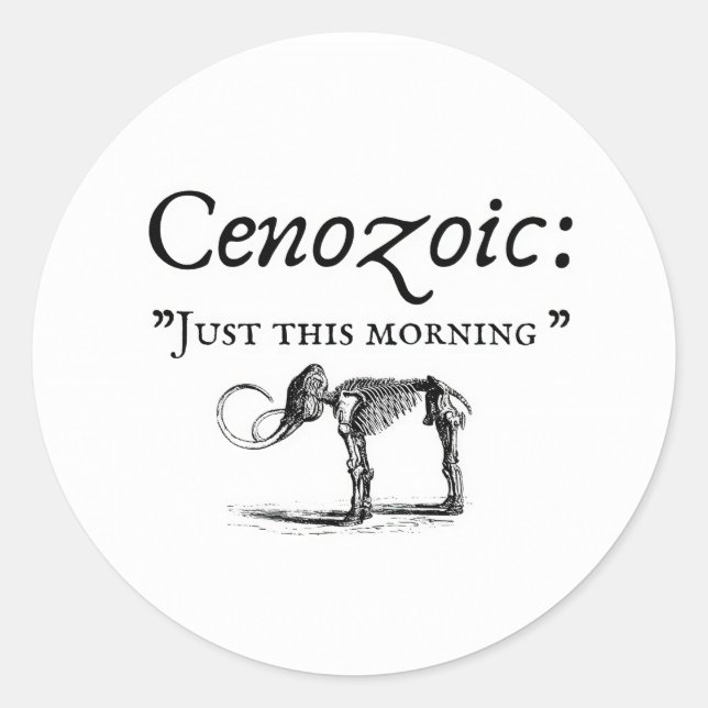 Geolog Runt Klistermärke (Framsida)