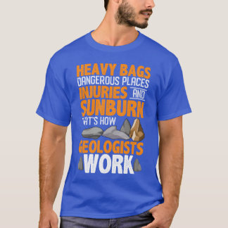 Geolog som jagar sten Geolog boy T Shirt