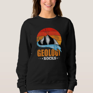 Geolog Sten som samlar in retro-geologi T Shirt