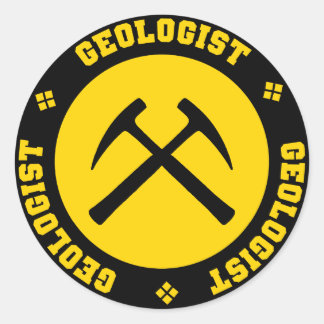 Geolog Sticker Runt Klistermärke