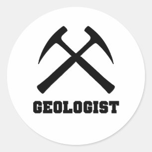 Geolog Sticker Runt Klistermärke