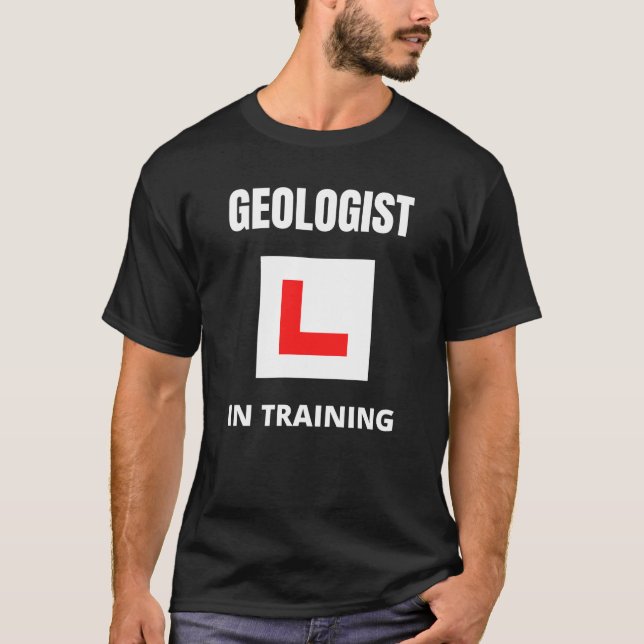 Geolog under utbildning t shirt (Framsida)