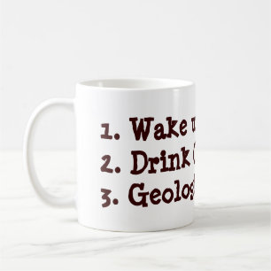 Geologbråk listar muggen kaffemugg