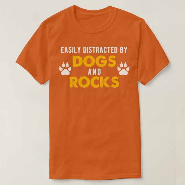 Geologen hund älskare t shirt (Design framsida)