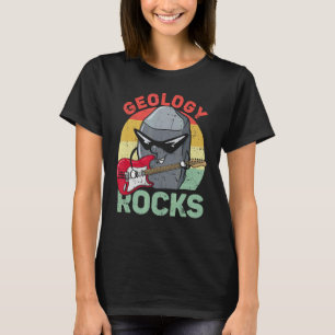 Geologen Mineral Mus för geologi Sten Sten T Shirt