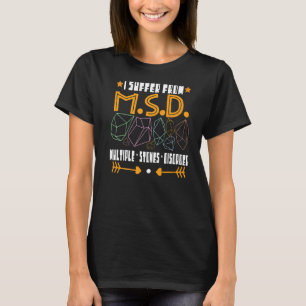 Geologen Stone Sten Hunting Agate Hunter T Shirt