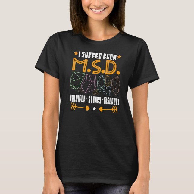 Geologen Stone Sten Hunting Agate Hunter T Shirt (Framsida)