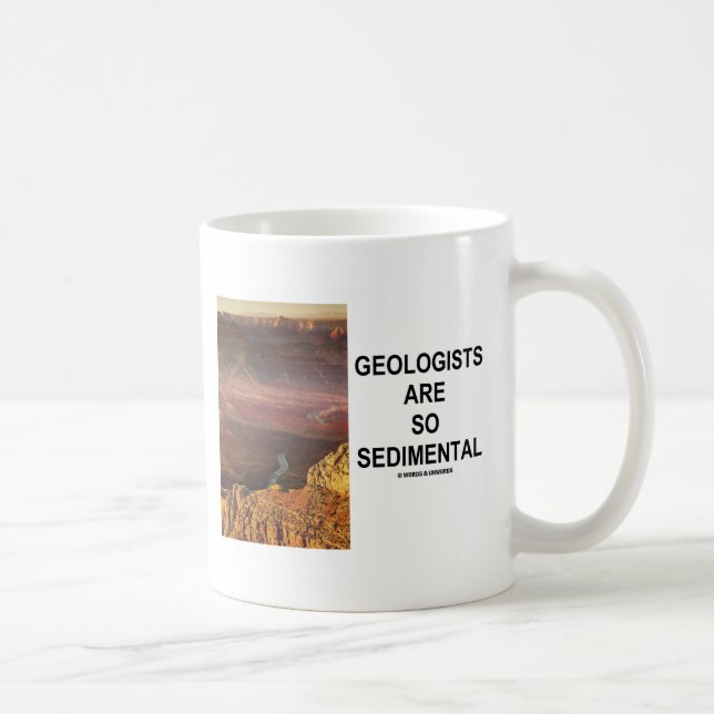 Geologer är så Sedimental (grandet Canyon) Kaffemugg (Höger)