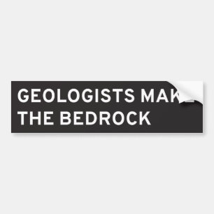 Geologer gör bedrocken bildekal