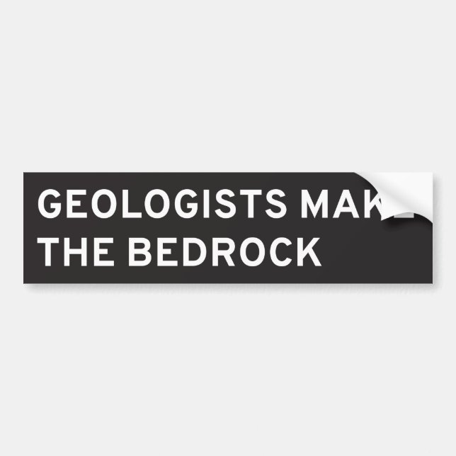 Geologer gör bedrocken bildekal (Framsidan)