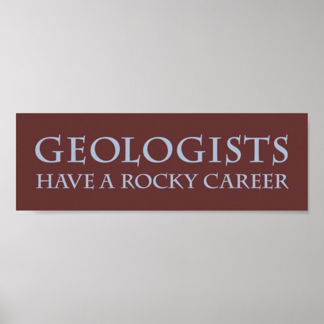 Geologer: Rocky Career Poster (Framsidan)