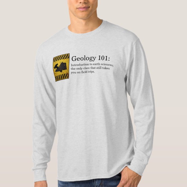 Geologi 101 tee (Framsida)