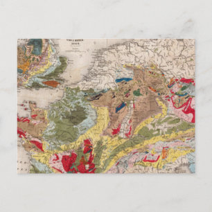 Geologi av Europa Vykort