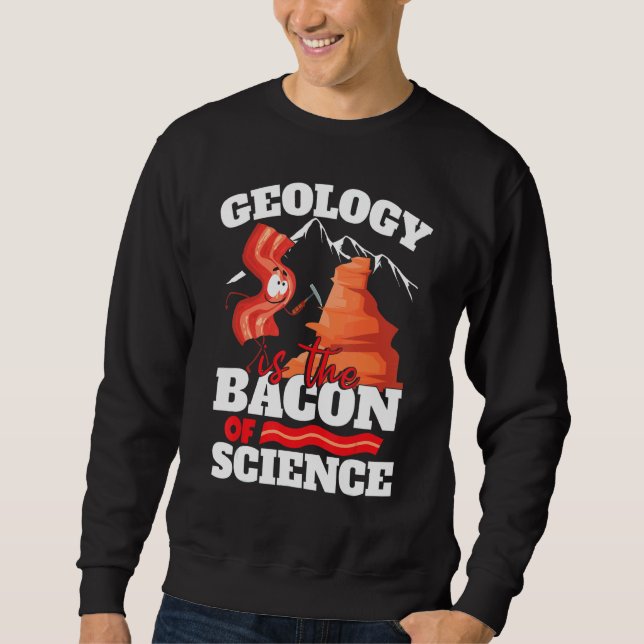 Geologi Barn Geolog Lång Ärmad Tröja (Framsida)