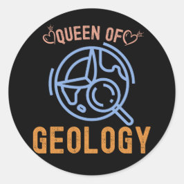 Geologi födelsedag, Geologi Pärlor, Geolog Runt Klistermärke
